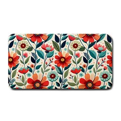 Flowers Flora Floral Background Pattern Nature Seamless Bloom Background Wallpaper Spring Medium Bar Mat