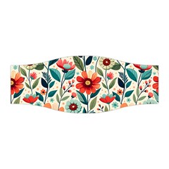 Flowers Flora Floral Background Pattern Nature Seamless Bloom Background Wallpaper Spring Stretchable Headband