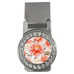 Flowers Plants Sample Design Rose Garden Flower Decoration Love Romance Bouquet Money Clips (cz) 