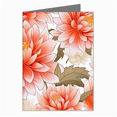 Flowers Plants Sample Design Rose Garden Flower Decoration Love Romance Bouquet Greeting Cards (pkg Of 8)