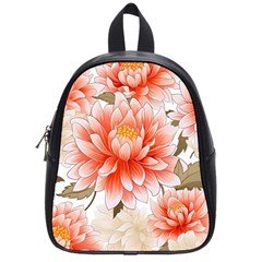 Flowers Plants Sample Design Rose Garden Flower Decoration Love Romance Bouquet School Bag (small)