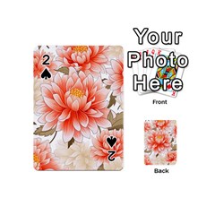 Flowers Plants Sample Design Rose Garden Flower Decoration Love Romance Bouquet Playing Cards 54 Designs (mini)