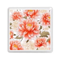 Flowers Plants Sample Design Rose Garden Flower Decoration Love Romance Bouquet Memory Card Reader (square) by Maspions