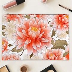 Flowers Plants Sample Design Rose Garden Flower Decoration Love Romance Bouquet Cosmetic Bag (xxl)