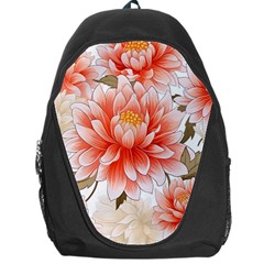 Flowers Plants Sample Design Rose Garden Flower Decoration Love Romance Bouquet Backpack Bag