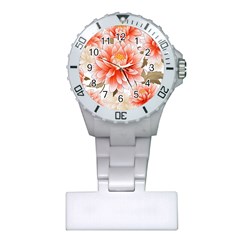 Flowers Plants Sample Design Rose Garden Flower Decoration Love Romance Bouquet Plastic Nurses Watch by Maspions