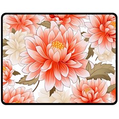 Flowers Plants Sample Design Rose Garden Flower Decoration Love Romance Bouquet Two Sides Fleece Blanket (medium) by Maspions