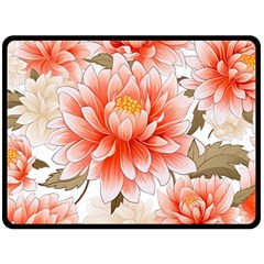 Flowers Plants Sample Design Rose Garden Flower Decoration Love Romance Bouquet Two Sides Fleece Blanket (large)