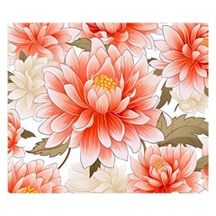 Flowers Plants Sample Design Rose Garden Flower Decoration Love Romance Bouquet Two Sides Premium Plush Fleece Blanket (kids Size)