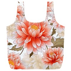 Flowers Plants Sample Design Rose Garden Flower Decoration Love Romance Bouquet Full Print Recycle Bag (xxl)