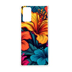 Hibiscus Flowers Colorful Vibrant Tropical Garden Bright Saturated Nature Samsung Galaxy Note 20 Tpu Uv Case by Maspions