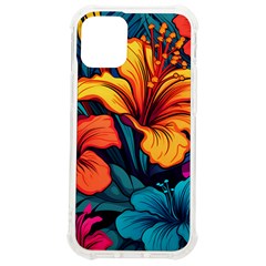 Hibiscus Flowers Colorful Vibrant Tropical Garden Bright Saturated Nature Iphone 12 Mini Tpu Uv Print Case	 by Maspions