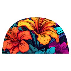 Hibiscus Flowers Colorful Vibrant Tropical Garden Bright Saturated Nature Anti Scalding Pot Cap by Maspions