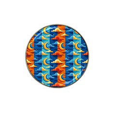 Clouds Stars Sky Moon Day And Night Background Wallpaper Hat Clip Ball Marker