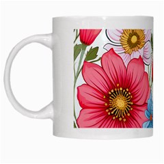 Flowers Plants Bouquets Decor Flower Decoration Garden Flower Shop Scent Romance Wallpaper Nature White Mug by Maspions