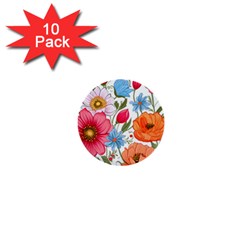 Flowers Plants Bouquets Decor Flower Decoration Garden Flower Shop Scent Romance Wallpaper Nature 1  Mini Buttons (10 Pack) 