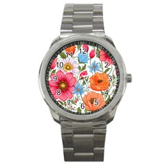 Flowers Plants Bouquets Decor Flower Decoration Garden Flower Shop Scent Romance Wallpaper Nature Sport Metal Watch by Maspions