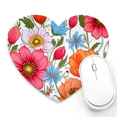 Flowers Plants Bouquets Decor Flower Decoration Garden Flower Shop Scent Romance Wallpaper Nature Heart Mousepad