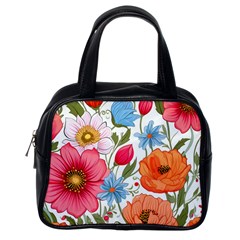 Flowers Plants Bouquets Decor Flower Decoration Garden Flower Shop Scent Romance Wallpaper Nature Classic Handbag (one Side)