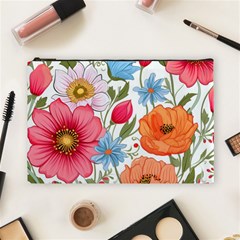 Flowers Plants Bouquets Decor Flower Decoration Garden Flower Shop Scent Romance Wallpaper Nature Cosmetic Bag (large)