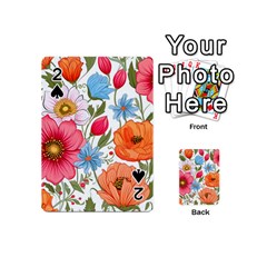 Flowers Plants Bouquets Decor Flower Decoration Garden Flower Shop Scent Romance Wallpaper Nature Playing Cards 54 Designs (mini)