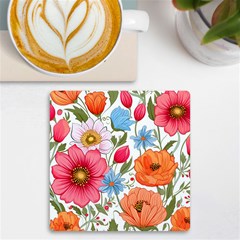 Flowers Plants Bouquets Decor Flower Decoration Garden Flower Shop Scent Romance Wallpaper Nature Uv Print Square Tile Coaster  by Maspions