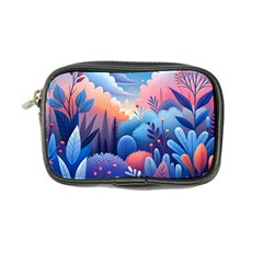 Nature Night Bushes Flowers Leaves Clouds Landscape Berries Story Fantasy Wallpaper Background Sampl Coin Purse