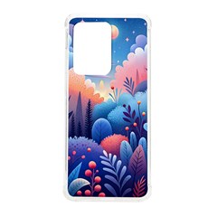 Nature Night Bushes Flowers Leaves Clouds Landscape Berries Story Fantasy Wallpaper Background Sampl Samsung Galaxy S20 Ultra 6 9 Inch Tpu Uv Case