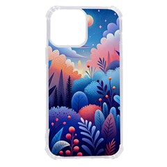 Nature Night Bushes Flowers Leaves Clouds Landscape Berries Story Fantasy Wallpaper Background Sampl Iphone 13 Pro Max Tpu Uv Print Case by Maspions