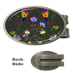 Bird Flower Plant Nature Money Clips (oval) 