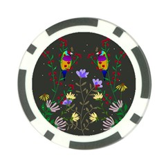 Bird Flower Plant Nature Poker Chip Card Guard (10 Pack) by Maspions