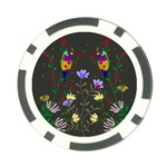 Bird Flower Plant Nature Poker Chip Card Guard (10 pack) Front