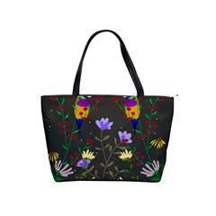 Bird Flower Plant Nature Classic Shoulder Handbag