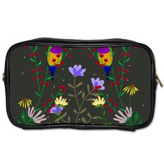 Bird Flower Plant Nature Toiletries Bag (two Sides)