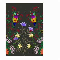 Bird Flower Plant Nature Large Garden Flag (two Sides) by Maspions