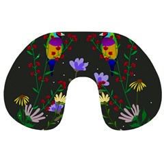 Bird Flower Plant Nature Travel Neck Pillow