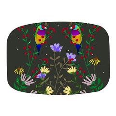 Bird Flower Plant Nature Mini Square Pill Box