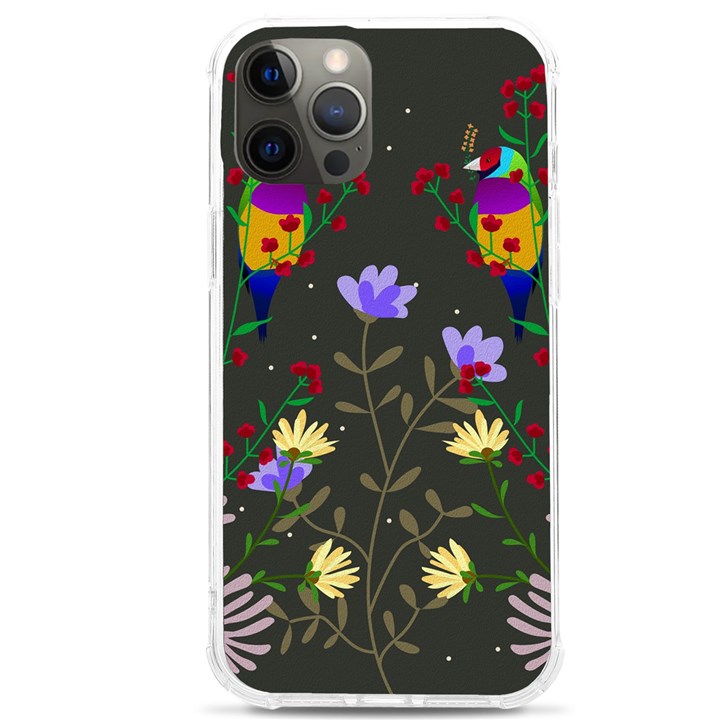 Bird Flower Plant Nature iPhone 12 Pro max TPU UV Print Case