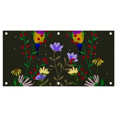 Bird Flower Plant Nature Banner And Sign 4  X 2 