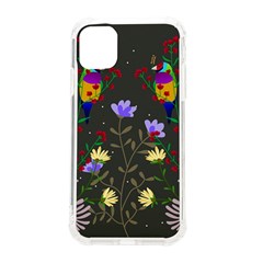 Bird Flower Plant Nature Iphone 11 Tpu Uv Print Case by Maspions