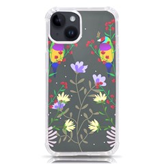 Bird Flower Plant Nature Iphone 14 Tpu Uv Print Case by Maspions