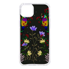 Bird Flower Plant Nature Iphone 14 Plus Tpu Uv Print Case by Maspions