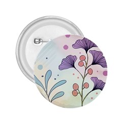 Flower Paint Flora Nature Plant 2 25  Buttons by Maspions