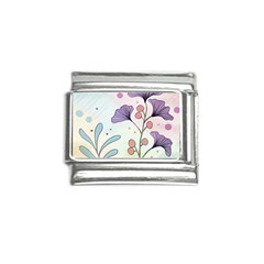 Flower Paint Flora Nature Plant Italian Charm (9mm) by Maspions