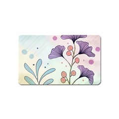 Flower Paint Flora Nature Plant Magnet (name Card)