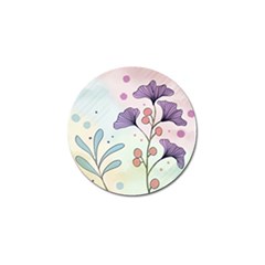 Flower Paint Flora Nature Plant Golf Ball Marker (4 Pack)