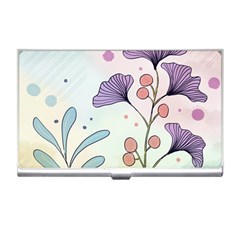 Flower Paint Flora Nature Plant Business Card Holder