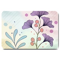 Flower Paint Flora Nature Plant Large Doormat