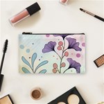 Flower Paint Flora Nature Plant Cosmetic Bag (Small) Front