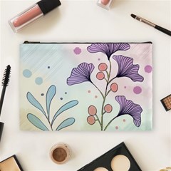 Flower Paint Flora Nature Plant Cosmetic Bag (large)